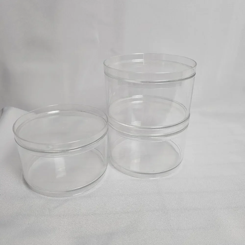 Clear Makeup Stackable Acrylic 3‎ Tier Cosmetic Storage Containers Stackable